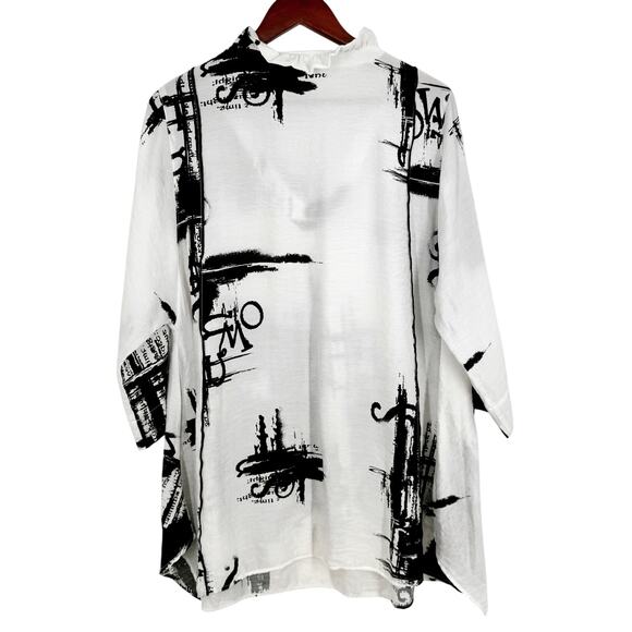 Moonlight by Y & S Medium Wearable Art to Wear Artsy Shirt Top Abstract Mature - Picture 7 of 7